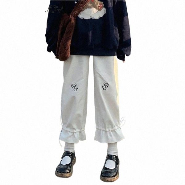 women's pants & capris women's pants & capris japanese kawaii women wide leg embroidery cartoon ankle-length loose female trousers, Black;white
women's pants & capris women's pants & capris japanese kawaii women wide leg embroidery cartoon ankle-length loose female trousers, Black;white