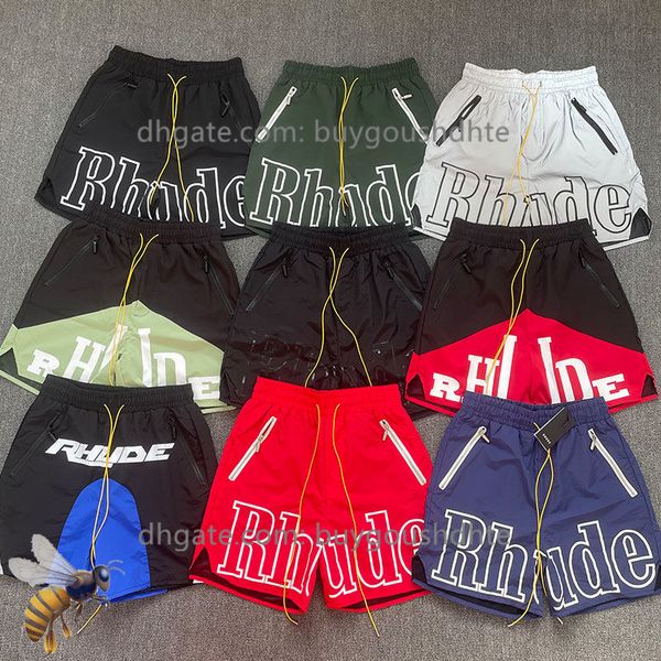 rhude street trend shorts men women mesh loose five-point pants casual sweatpants, White;black
rhude street trend shorts men women mesh loose five-point pants casual sweatpants, White;black