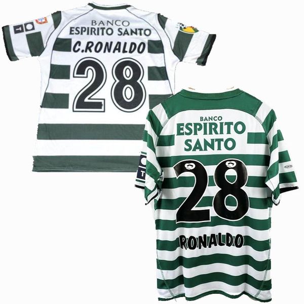 college wear 2001 2002 2003 2004 sporting cp lisbon retro soccer jerseys 03/04 ronaldo classic vintage football sports shirts, Black
college wear 2001 2002 2003 2004 sporting cp lisbon retro soccer jerseys 03/04 ronaldo classic vintage football sports shirts, Black