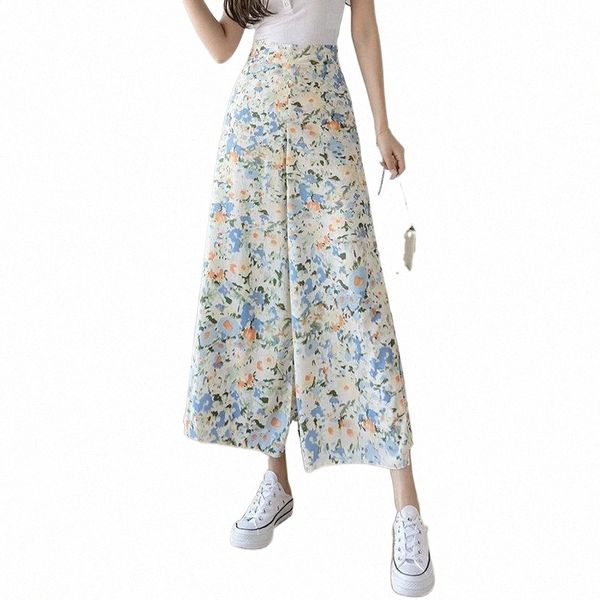 women's pants & capris summer thin ankle-length trouser skirt women high waist double-layer loose chiffon wide leg pants fashion floral, Black;white
women's pants & capris summer thin ankle-length trouser skirt women high waist double-layer loose chiffon wide leg pants fashion floral, Black;white