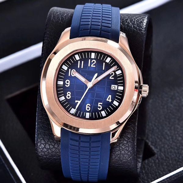 rose gold mens watches blue rubber strap 40mm pp automatic mechanical movement pp watch sapphire ceramic ring waterproof sports wristwatches, Slivery;brown
rose gold mens watches blue rubber strap 40mm pp automatic mechanical movement pp watch sapphire ceramic ring waterproof sports wristwatches, Slivery;brown