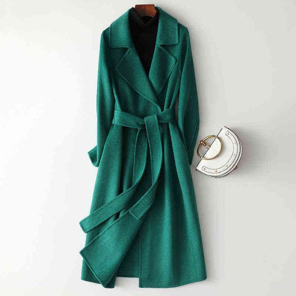 women's down parkas 2022 autumn winter women 100% woolen coats turn down collar double-sided soft solid women elegant wool coat with be, Black
women's down parkas 2022 autumn winter women 100% woolen coats turn down collar double-sided soft solid women elegant wool coat with be, Black