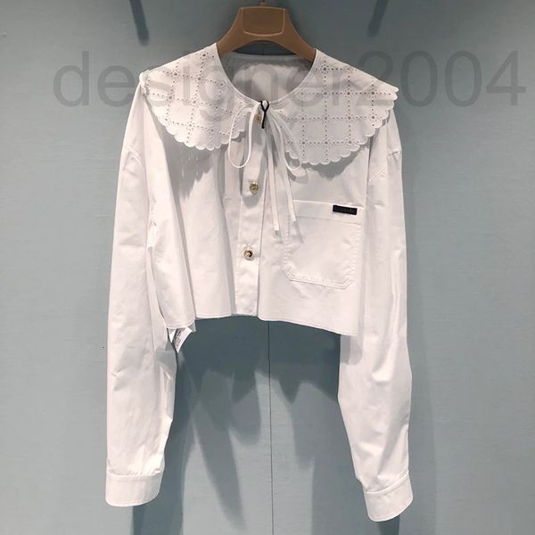 casual dresses designer miu white shirt embroidered doll collar long sleeve short versatile girl 22 early spring new miao rxm0, Black;gray
casual dresses designer miu white shirt embroidered doll collar long sleeve short versatile girl 22 early spring new miao rxm0, Black;gray