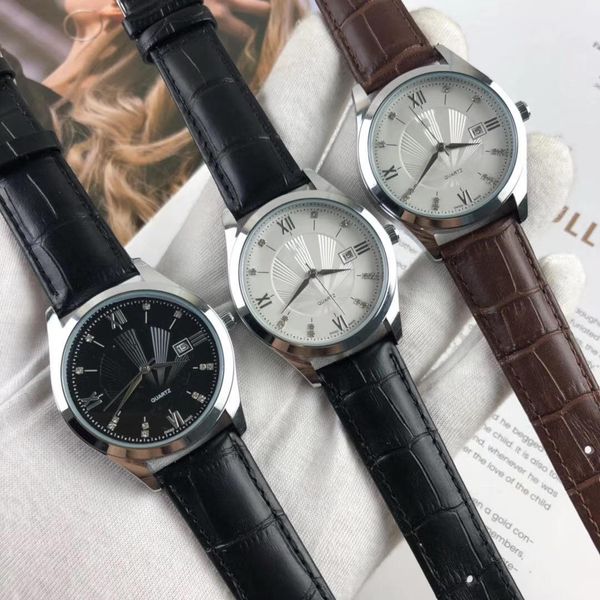 2022 selling style men's watch three pin display calendar round dial belt stainless steel bezel, Slivery;brown
2022 selling style men's watch three pin display calendar round dial belt stainless steel bezel, Slivery;brown