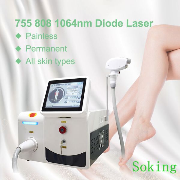 portable 808nm diode laser hair removal machine permanent non pain skin rejuvenation 3 wavelength 755 808 1064nm beauty center machine, Black
portable 808nm diode laser hair removal machine permanent non pain skin rejuvenation 3 wavelength 755 808 1064nm beauty center machine, Black