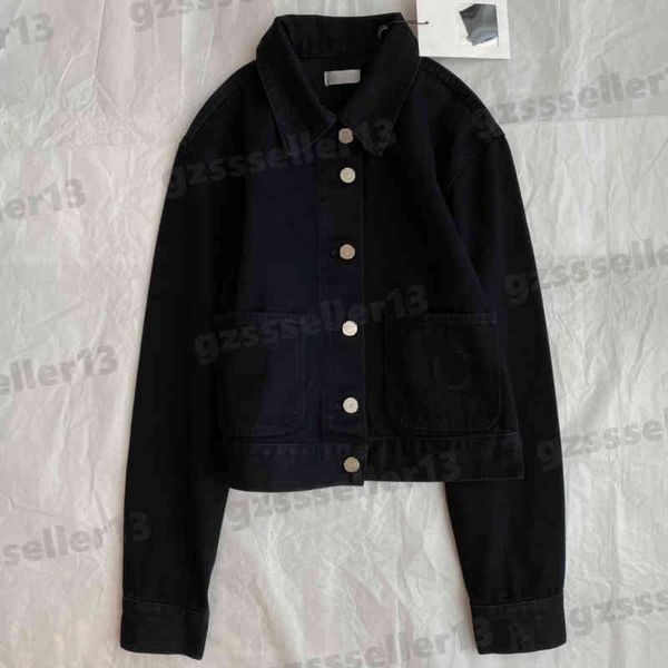 designer womens jacket ch.. 22ss washed cotton denim jackets fashion brand black lapel button cardigan jacket luxury womens clothing, Black;brown
designer womens jacket ch.. 22ss washed cotton denim jackets fashion brand black lapel button cardigan jacket luxury womens clothing, Black;brown