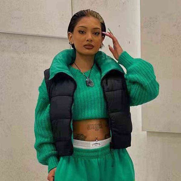 women's down parkas ardm casual thick warm auturn winter et vest women quilted crop coat green double-sided street down cotton outwear, Black
women's down parkas ardm casual thick warm auturn winter et vest women quilted crop coat green double-sided street down cotton outwear, Black