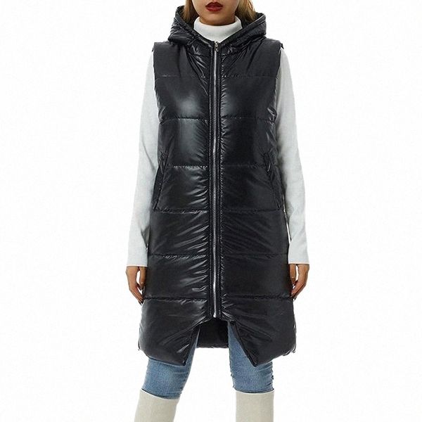women's vests women's vests cp winter hooded women fashion solid pu leather coats elegant zipper closure mid length cotton female, Black;white
women's vests women's vests cp winter hooded women fashion solid pu leather coats elegant zipper closure mid length cotton female, Black;white