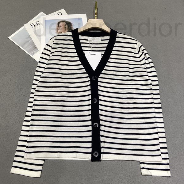women's sweaters designer stripe v-neck button letter knitted cardigan sweater 2022 new temperament women's thin coat b9nt, White;black
women's sweaters designer stripe v-neck button letter knitted cardigan sweater 2022 new temperament women's thin coat b9nt, White;black