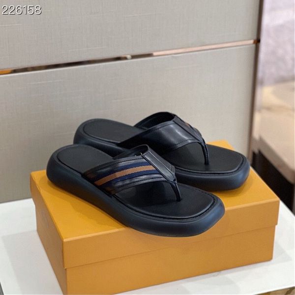 couples casual flip-flops slippers color-blocked cowhide cushioning and comfortable flat slipper, Black
couples casual flip-flops slippers color-blocked cowhide cushioning and comfortable flat slipper, Black