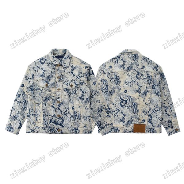 xinxinbuy men designer coats jackets jacquard flowers long sleeve webbing women black white khaki s-xl, Black;brown
xinxinbuy men designer coats jackets jacquard flowers long sleeve webbing women black white khaki s-xl, Black;brown