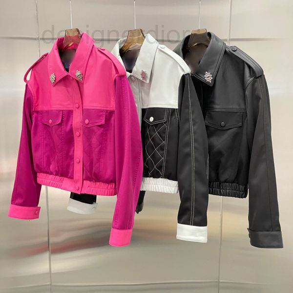 women's leather & faux designer autumn and winter 2021 donkey brand new sheep skin stitched velvet leather jacket slim short coat women, Black
women's leather & faux designer autumn and winter 2021 donkey brand new sheep skin stitched velvet leather jacket slim short coat women, Black