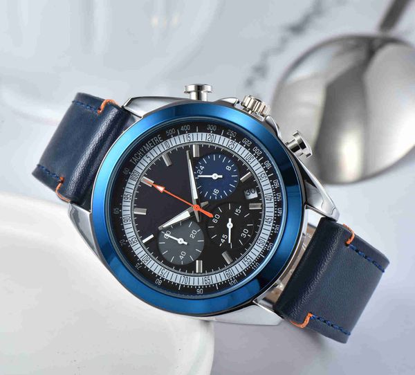 2022 watch gra fashion 6 pin running second men's watch so the hands all work to display calendar strap, Slivery;brown
2022 watch gra fashion 6 pin running second men's watch so the hands all work to display calendar strap, Slivery;brown