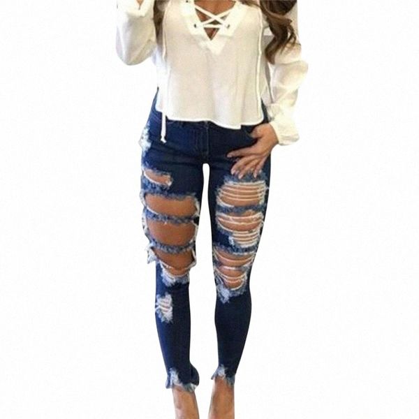 women's pants & capris clothes women jeans high waisted hole skinny denim stretch slim pants calf length long jean women's & capri, Black;white 
women's pants & capris clothes women jeans high waisted hole skinny denim stretch slim pants calf length long jean women's & capri, Black;white