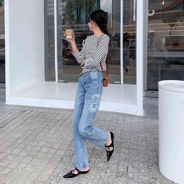 women's jeans ce family large standard denim pants high waist slim fit straight tube wide leg female summer 3hfs, Blue
women's jeans ce family large standard denim pants high waist slim fit straight tube wide leg female summer 3hfs, Blue