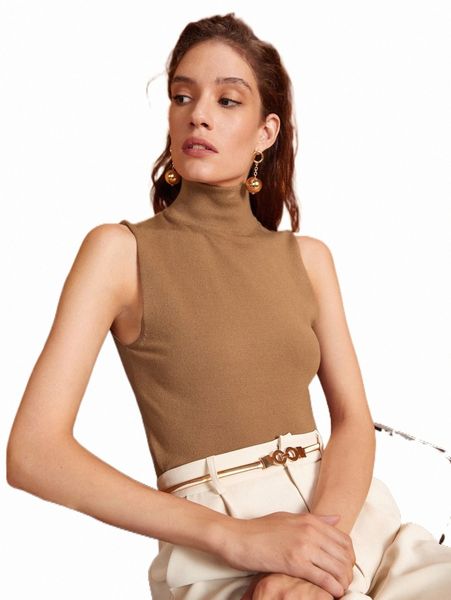 women's sweaters high neck sweater vest 2022 new t2sr#, White;black 
women's sweaters high neck sweater vest 2022 new t2sr#, White;black