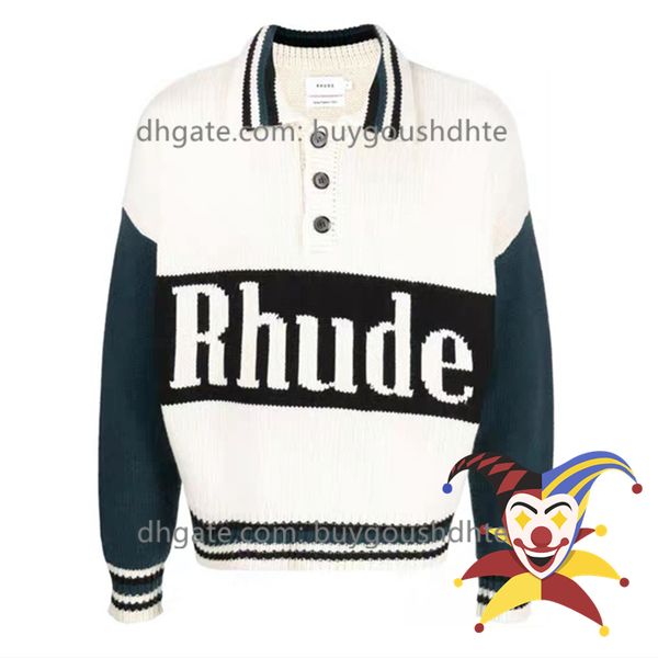 2022fw rhude knitted sweater men women rhude jacquard sweatshirts inside tags, White;black
2022fw rhude knitted sweater men women rhude jacquard sweatshirts inside tags, White;black