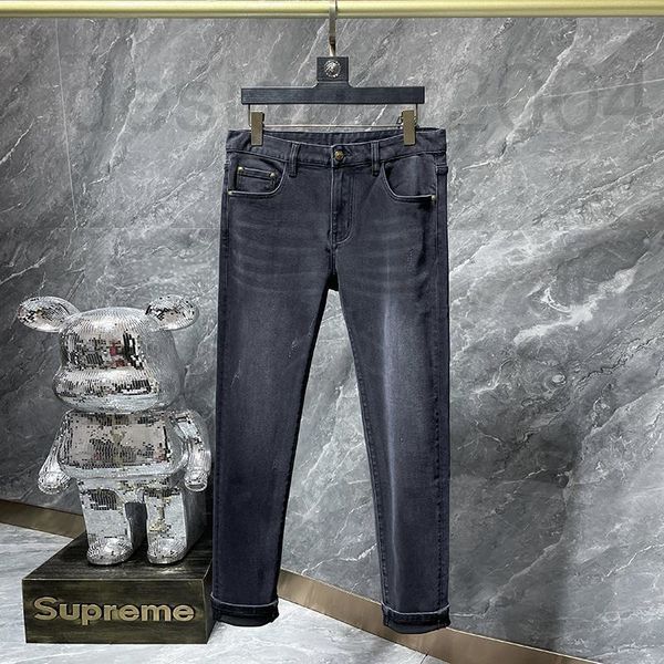 men's jeans designer in the early autumn of 2022 new laofoye totem embroidery is slim small feet fashion brand casual pants jeans male, Blue
men's jeans designer in the early autumn of 2022 new laofoye totem embroidery is slim small feet fashion brand casual pants jeans male, Blue