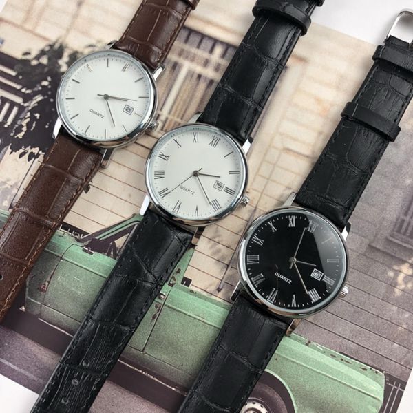 2022 selling style men's watch simple wind three-pin display calendar round dial belt stainless steel bezel, Slivery;brown
2022 selling style men's watch simple wind three-pin display calendar round dial belt stainless steel bezel, Slivery;brown