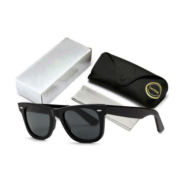 wayfarer rays sunglasses men women acetate frame size 52mm 54mm glass lenses sun glasses for male gafas de sol mujer with box, White;black
wayfarer rays sunglasses men women acetate frame size 52mm 54mm glass lenses sun glasses for male gafas de sol mujer with box, White;black