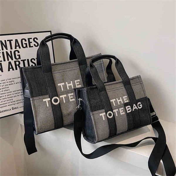 messenger bags new denim contrast color splicing portable tote bag feeling small embroidered letter messenger handbags
messenger bags new denim contrast color splicing portable tote bag feeling small embroidered letter messenger handbags