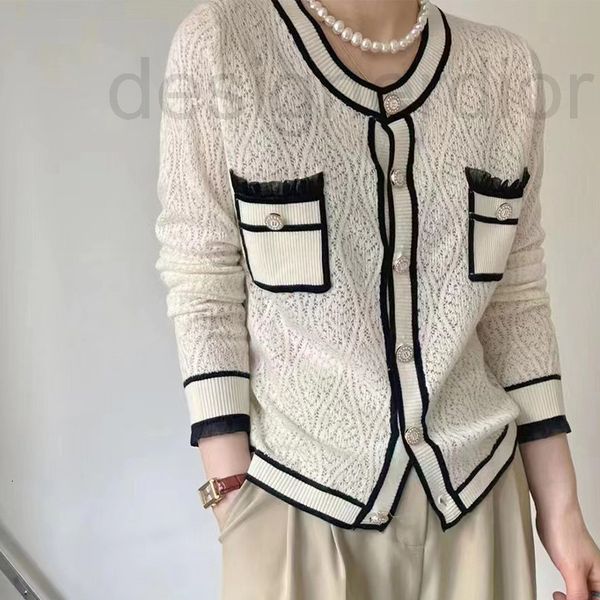 women's sweaters designer xiaoxiangfeng knitted round neck hollow long sleeve cardigan women's versatile lazy fashion sweater earl, White;black
women's sweaters designer xiaoxiangfeng knitted round neck hollow long sleeve cardigan women's versatile lazy fashion sweater earl, White;black