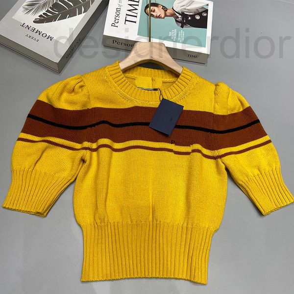 women's sweaters designer high version p summer round neck bubble sleeve contrast color knitted short, White;black
women's sweaters designer high version p summer round neck bubble sleeve contrast color knitted short, White;black