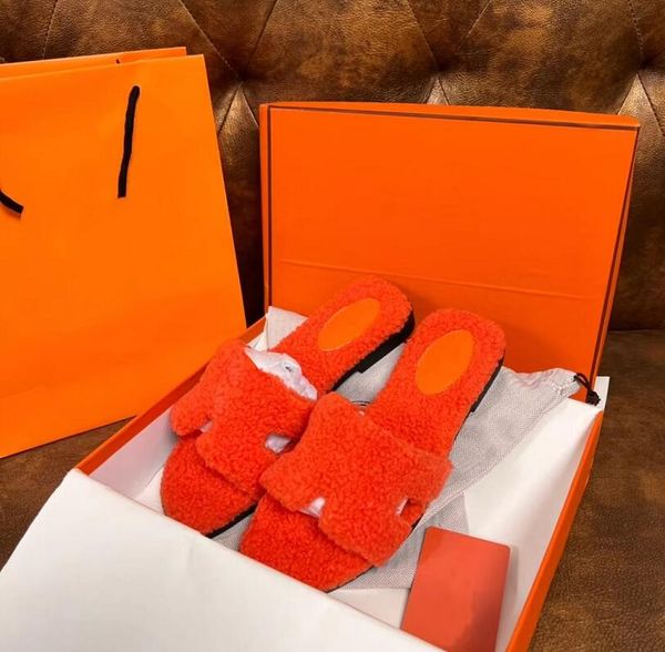 luxury lamb wool slippers letter h designer shoes plush autumn winter flat bottom sandal solid color fur fluffy slippers women leisure, Black
luxury lamb wool slippers letter h designer shoes plush autumn winter flat bottom sandal solid color fur fluffy slippers women leisure, Black