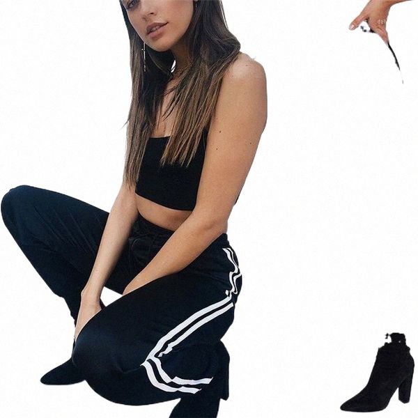 women's pants & capris female sportspants solid color long pants women spring autumn casual trousers high waisted side striped sport wo, Black;white
women's pants & capris female sportspants solid color long pants women spring autumn casual trousers high waisted side striped sport wo, Black;white