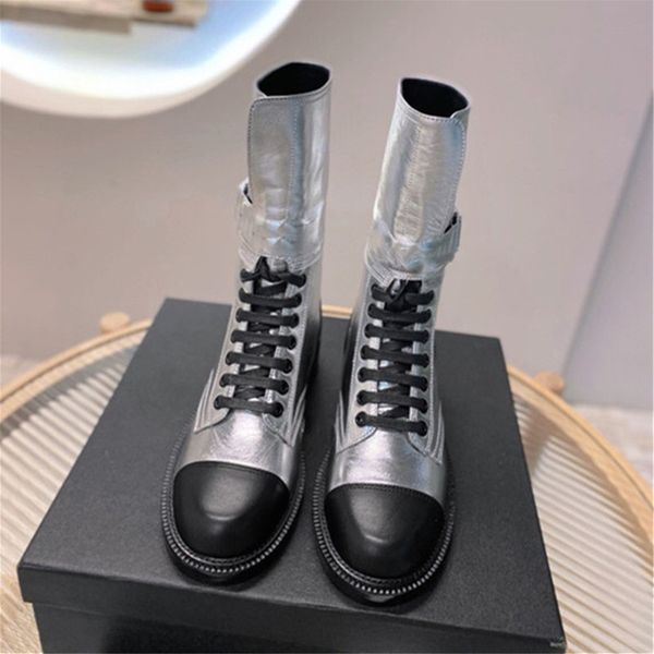 version autumn and winter lace-up martin boots three-dimensional small round toe low-heeled boots, Black
version autumn and winter lace-up martin boots three-dimensional small round toe low-heeled boots, Black