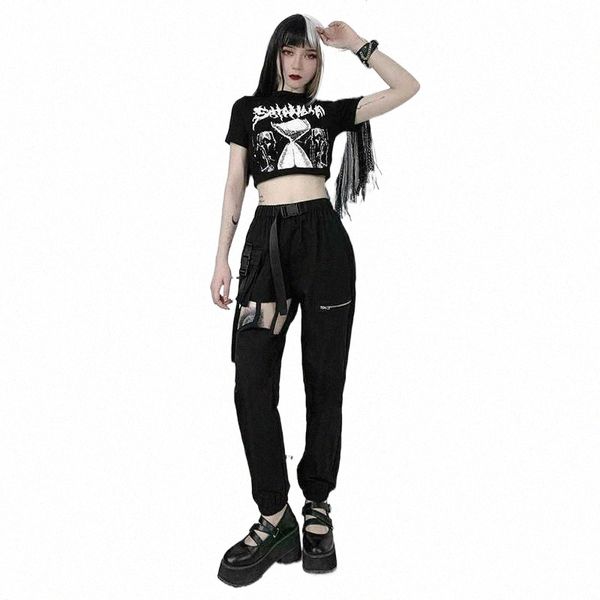 women's pants & capris gothblack fashion loose hollow out solid pants women high waist splice zipper cargo 2021 casual streetwear trous, Black;white
women's pants & capris gothblack fashion loose hollow out solid pants women high waist splice zipper cargo 2021 casual streetwear trous, Black;white