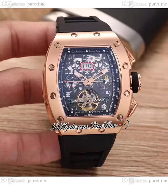 011 a21j tourbillon automatic mens watch rose gold black skeleton dial big date rubber strap 3 styles watches puretime c3, Slivery;brown
011 a21j tourbillon automatic mens watch rose gold black skeleton dial big date rubber strap 3 styles watches puretime c3, Slivery;brown