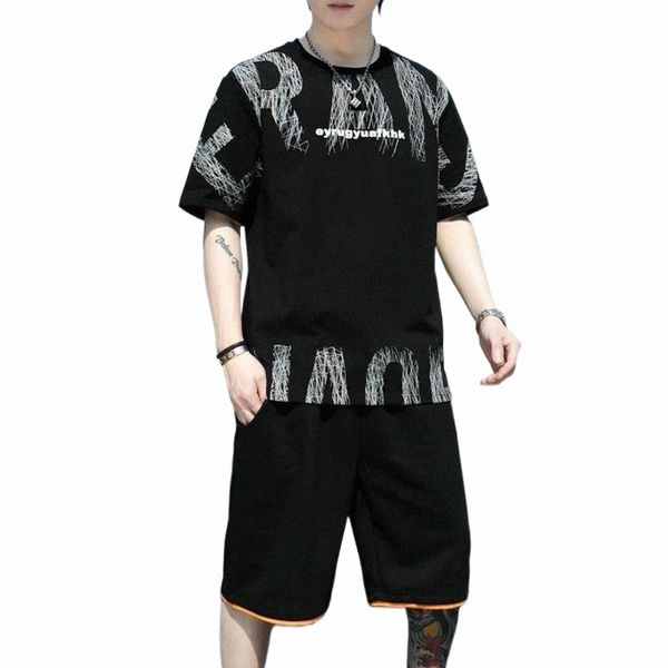 men's tracksuits men's tracksuits summer men 2 piece short sleeve suits fashion streetwear hip hop t-shir pants student husband sp, Gray
men's tracksuits men's tracksuits summer men 2 piece short sleeve suits fashion streetwear hip hop t-shir pants student husband sp, Gray