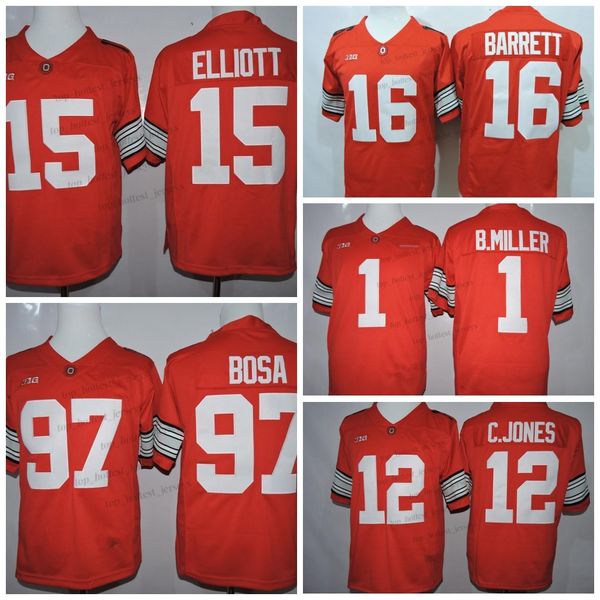 ncaa football jersey 15 ezekiel elliot ohio state beckeyes 97 joey bosa 16 j.t. barrett 12 cardale jones 1 b.miller red men stitched college, Black
ncaa football jersey 15 ezekiel elliot ohio state beckeyes 97 joey bosa 16 j.t. barrett 12 cardale jones 1 b.miller red men stitched college, Black