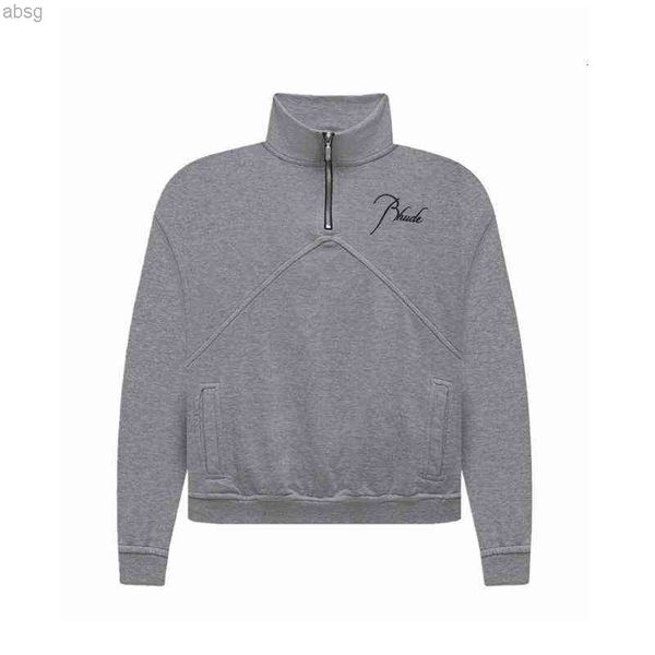 hoodie autumn rhude winter stand collar half zipper embroidery stitching men's and women's loose fashion sweater trend ins, Black
hoodie autumn rhude winter stand collar half zipper embroidery stitching men's and women's loose fashion sweater trend ins, Black