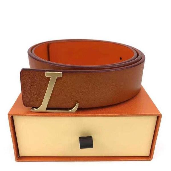 men designers belts classic fashion luxury casual letter l smooth buckle womens mens leather belt width 3 8cm with orange box294q, Black;brown 
men designers belts classic fashion luxury casual letter l smooth buckle womens mens leather belt width 3 8cm with orange box294q, Black;brown