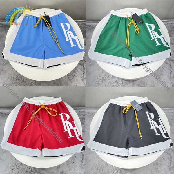 2022ss new colorblock rhude shorts men women 1 casual inside mesh rhude breeches black green blue red with tags rd22, White;black
2022ss new colorblock rhude shorts men women 1 casual inside mesh rhude breeches black green blue red with tags rd22, White;black
