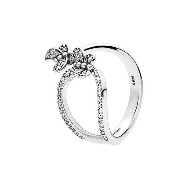 sparkling butterfly open rings 925 sterling silver women wedding jewelry for pandora girlfriend gift ring set with original box cz diamond, Slivery;golden
sparkling butterfly open rings 925 sterling silver women wedding jewelry for pandora girlfriend gift ring set with original box cz diamond, Slivery;golden