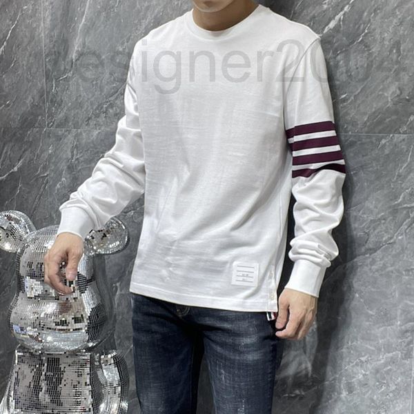 men's hoodies & sweatshirts designer in the early autumn of 2022 new fashion brand tb four bar pure cotton yarn dyed long sleeve t-shir, Black
men's hoodies & sweatshirts designer in the early autumn of 2022 new fashion brand tb four bar pure cotton yarn dyed long sleeve t-shir, Black