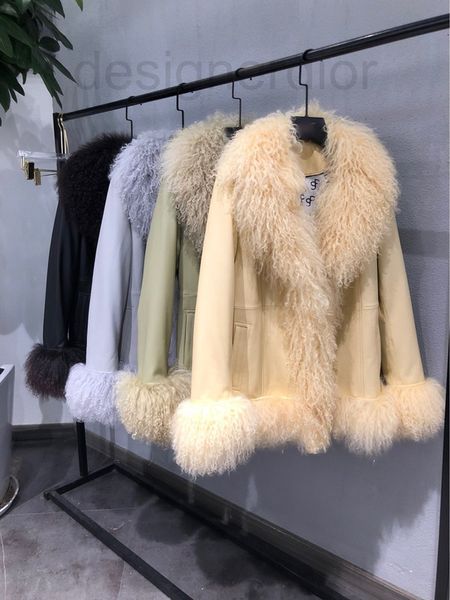 women's jackets designer 2021 haining winter new sheepskin leather loose coat beach wool collar medium and long clothes women uwj4, Black;brown
women's jackets designer 2021 haining winter new sheepskin leather loose coat beach wool collar medium and long clothes women uwj4, Black;brown