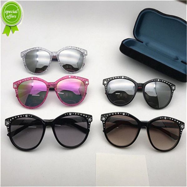 designer brand sunglasses new fashion eyewear sunglass round 5018 ladi lens diamond frame super large men and women simple casual uv400 prot, White;black
designer brand sunglasses new fashion eyewear sunglass round 5018 ladi lens diamond frame super large men and women simple casual uv400 prot, White;black