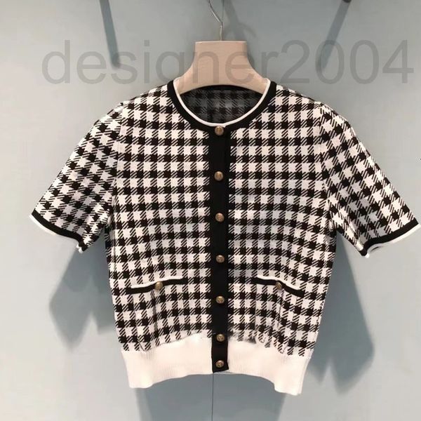 women's sweaters designer miu family single breasted small cardigan fragrance short sleeve sweater french temperament round neck thousa, White;black
women's sweaters designer miu family single breasted small cardigan fragrance short sleeve sweater french temperament round neck thousa, White;black