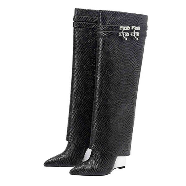 boots buckle ladies slip on western silver wedges botas femininas crocodile print black new 220903
boots buckle ladies slip on western silver wedges botas femininas crocodile print black new 220903