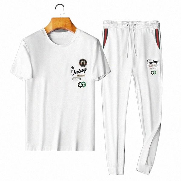 men's tracksuits men's tracksuits embroidered leisure suit short sleeve t-shirt men's summer trend handsome sports simple tro, Gray
men's tracksuits men's tracksuits embroidered leisure suit short sleeve t-shirt men's summer trend handsome sports simple tro, Gray