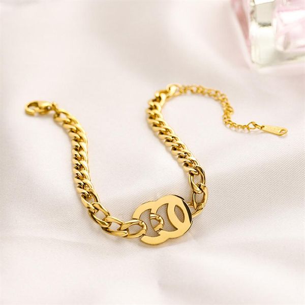 c logo 18k gold plated stainless steel charm bracelet titanium luxury brand designer letters chain bangle men women metal jewelry acces208f, Golden;silver
c logo 18k gold plated stainless steel charm bracelet titanium luxury brand designer letters chain bangle men women metal jewelry acces208f, Golden;silver