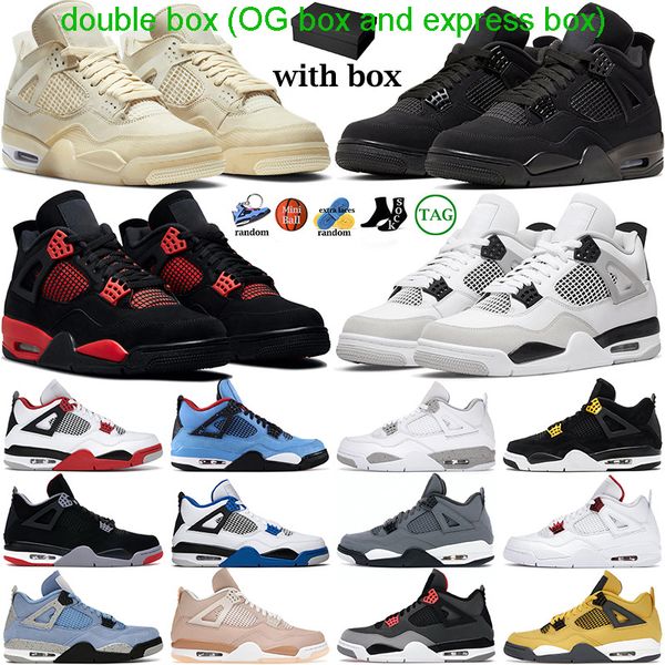 double box 3days shipout basketball shoes 4 4s for men women military black cat red thunder sail university blue white oreo tour yellow
double box 3days shipout basketball shoes 4 4s for men women military black cat red thunder sail university blue white oreo tour yellow