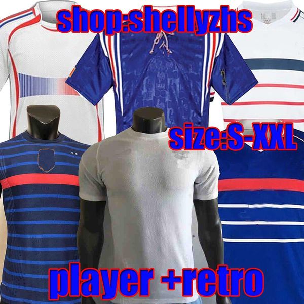 player version 20 21 france soccer jersey national team pavard varane 1998 retro 96 98 02 04 06 rero zidane henry mens football uniform shir, Black
player version 20 21 france soccer jersey national team pavard varane 1998 retro 96 98 02 04 06 rero zidane henry mens football uniform shir, Black