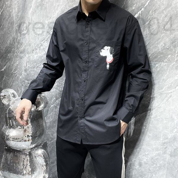 men's casual shirts designer fashion brand shirt men's 2022 spring and autumn new cartoon dog print long sleeve lapel jacket a30s, White;black
men's casual shirts designer fashion brand shirt men's 2022 spring and autumn new cartoon dog print long sleeve lapel jacket a30s, White;black