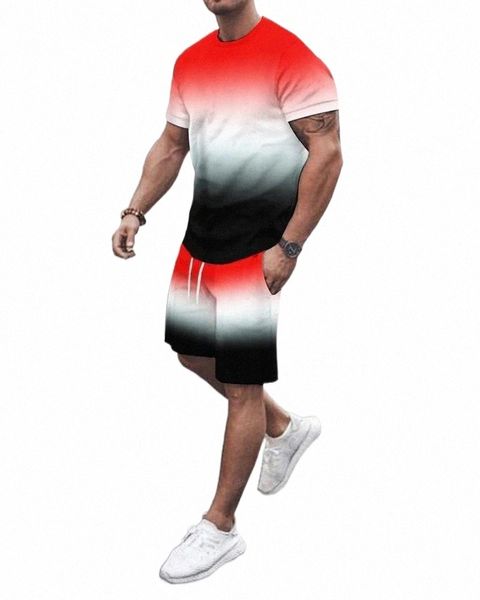 men's tracksuits men's tracksuits gradient color print men's clothing 2 piece outfit of sportswear short sleeve streetwear fa, Gray
men's tracksuits men's tracksuits gradient color print men's clothing 2 piece outfit of sportswear short sleeve streetwear fa, Gray