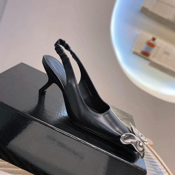 trendy metallic bow high heels shallow mouth sandals stiletto fashion simple solid color single shoes, Black
trendy metallic bow high heels shallow mouth sandals stiletto fashion simple solid color single shoes, Black